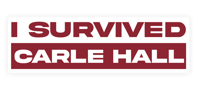 Carle Hall Slander Sticker